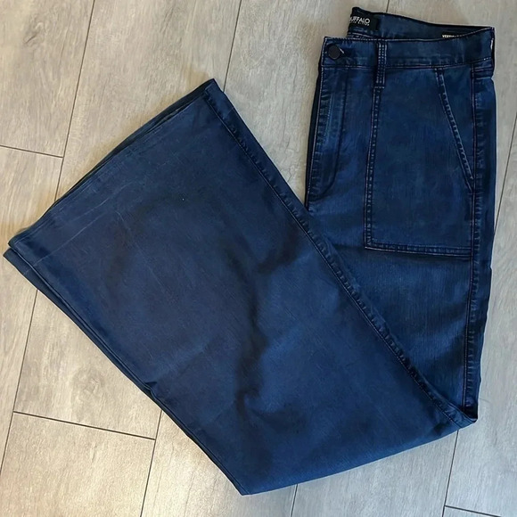 BUFFALO Vertigo Ultra High Rise Super Wide Stretch Denim Jeans, Size 29 - Picture 5 of 12